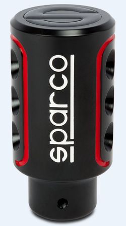 POMMEAU DE VOITURE DE COURSE NOIR SPARCO
