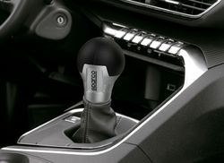 POMMEAU DE COURSE NOIR SPARCO POUR MODÈLE DE VOITURE ROME