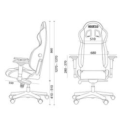 CHAISE DE BUREAU/GAMING SPARCO ICON