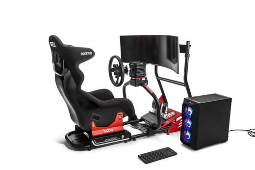 SIMULADOR COMPLETO SPARCO EVOLVE GT-R RIG II RALLY POSICIÓN DE CONDUCCIÓN