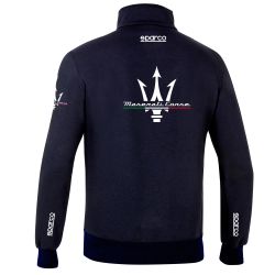 SUDADERA FULL ZIP MASERATI X SPARCO