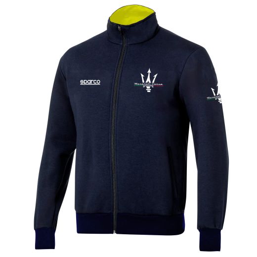 SUDADERA FULL ZIP MASERATI X SPARCO