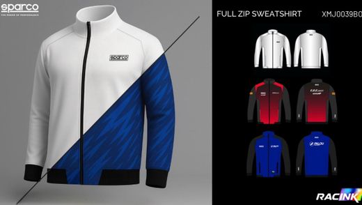 SUDADERA FULL ZIP PERSONALIZABLE