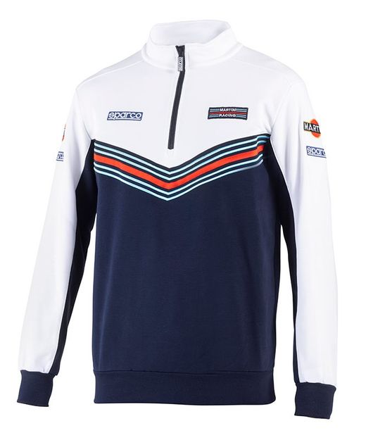 SWEAT-SHIRT SPARCO MARTINI RACING DEMI-ZIP
