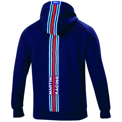 SWEAT-SHIRT SPARCO À GRANDES RAYURES MARTINI RACING
