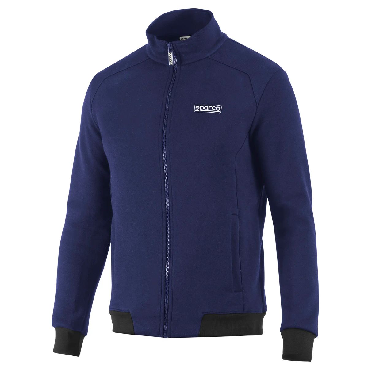 SUDADERA SPARCO FULL ZIP L / Azul
