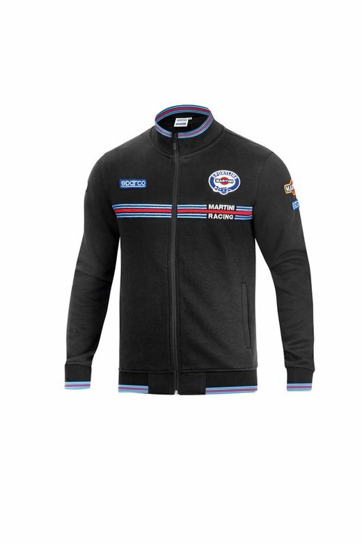 VESTE DE COURSE SPARCO MARTINI ENTIÈREMENT ZIPPÉE
