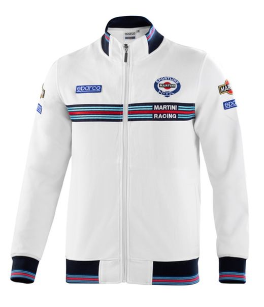VESTE DE COURSE SPARCO MARTINI ENTIÈREMENT ZIPPÉE