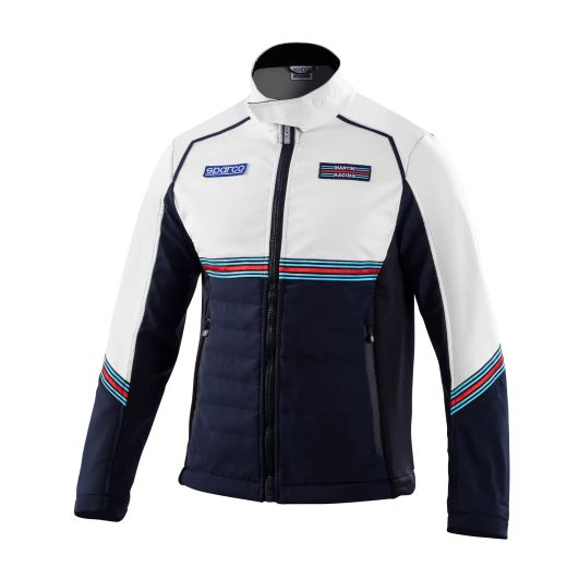 ÚLTIMA UNIDAD SOFTSHELL SPARCO MARTINI RACING DE ALTA CALIDAD TALLA M