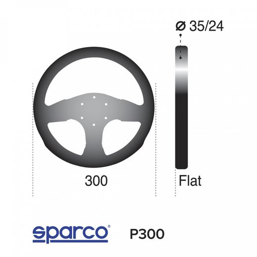 Sparco P300 Steering Wheel