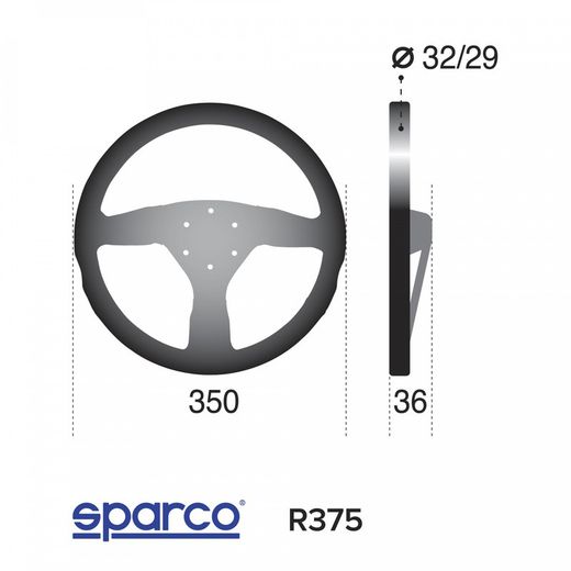 VOLANTE SPARCO R375